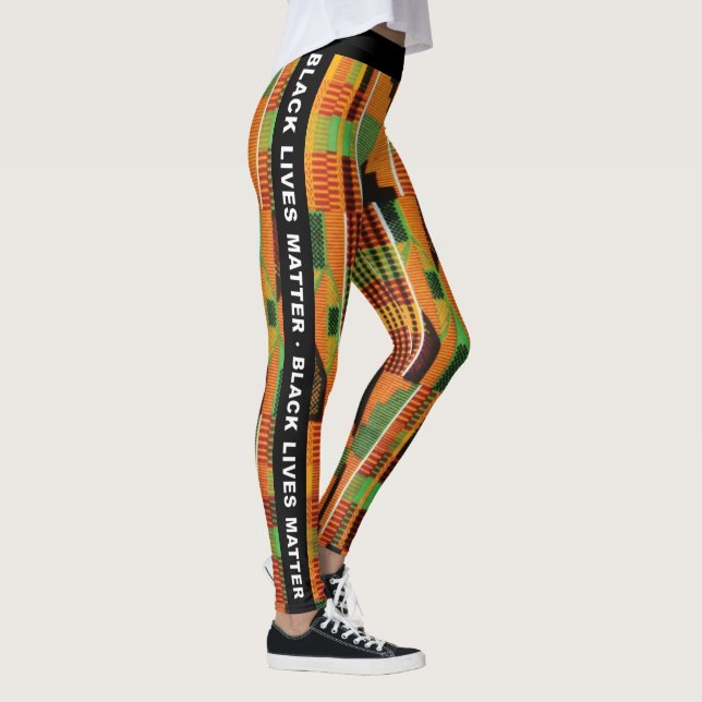 Leggings Las vidas negras importan - Huella tribal africana (Derecha)