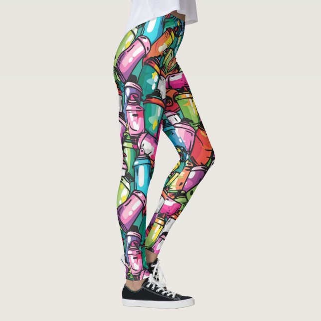 Leggings latas de graffiti (Derecha)