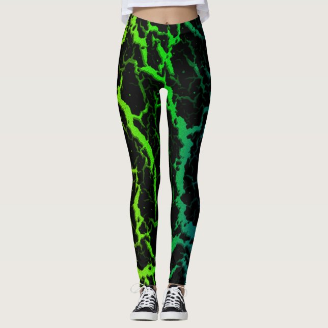 Leggings Lava Espacial Agrietada - Arcoíris OYGBP (Anverso)