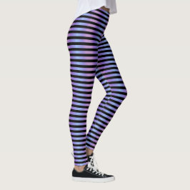 Leggings Lavanda Clara Pastel Gradiente Ómbre Raya