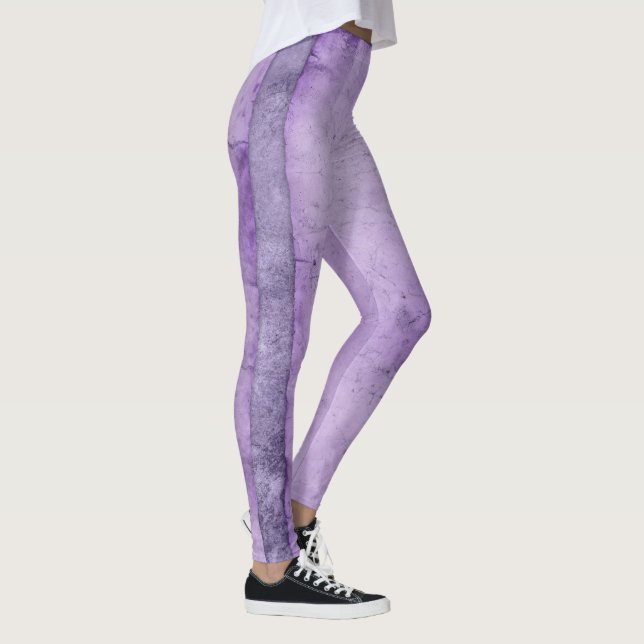 Leggings Lavanda púrpura Faded Glory Strike Womens (Derecha)