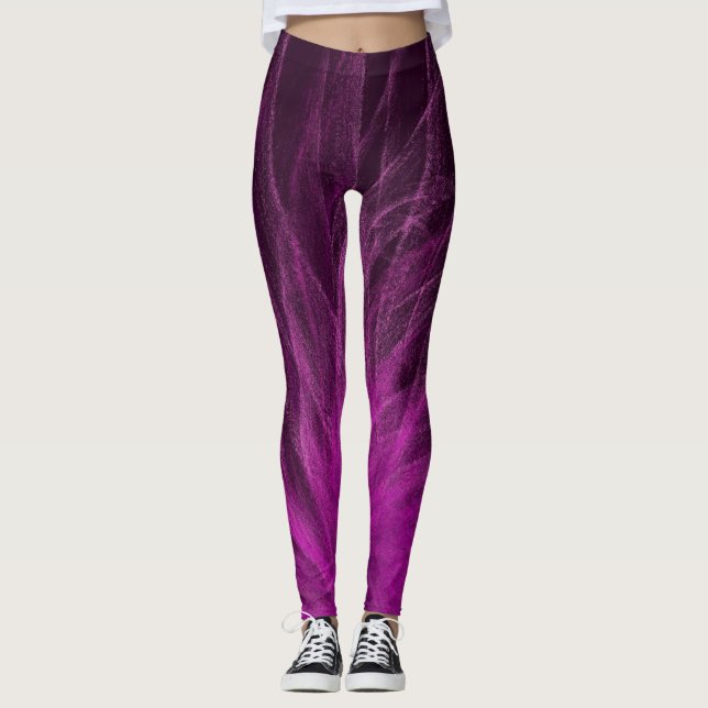 Leggings Lavanda Spiral3 - Polainas (Anverso)