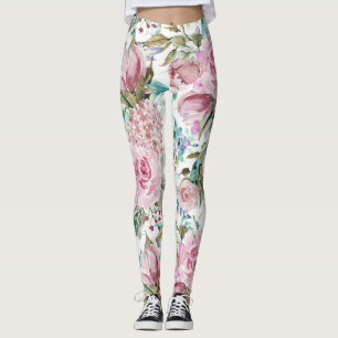 Leggings Lavanda verde azulada rosada elegante del país de