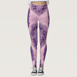 Leggings Lavender Bubblegum AI art