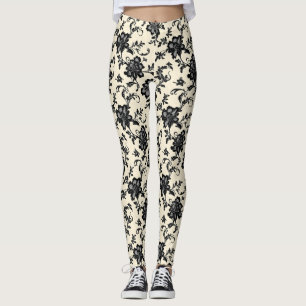 Leggings Lazo Delicado Negro