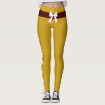 Lazo personalizado de Navidad Oxblood Saffron Gold