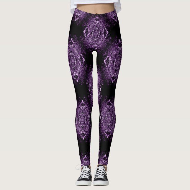 Leggings Lazo púrpura (Anverso)