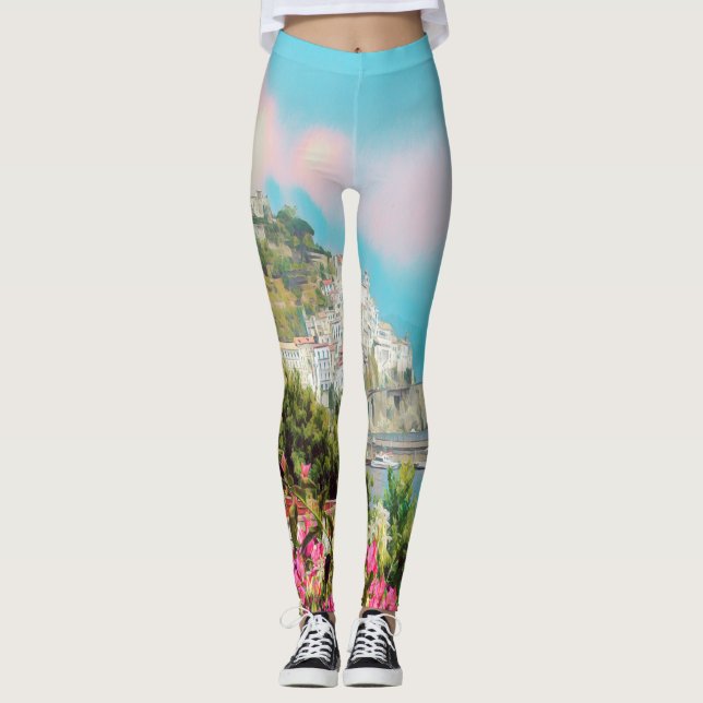 Leggings ldp AMALFI - panorama - costa de Amalfi - (Anverso)