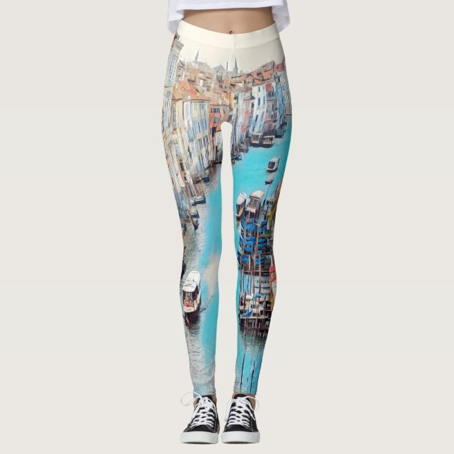 Leggings ldp VENICE - Vista del Gran Canal desde Rialto (Anverso)