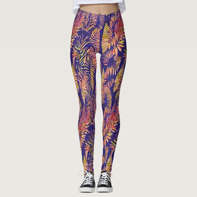 Leggings Leaf de tigre (Anverso)