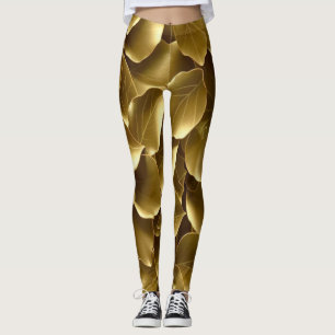 Leggings Leaf dorado