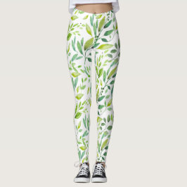 Leggings Leaves verdes y berries