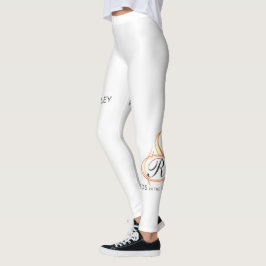Leggings Leche en el logo de Valley Circle R Yoga