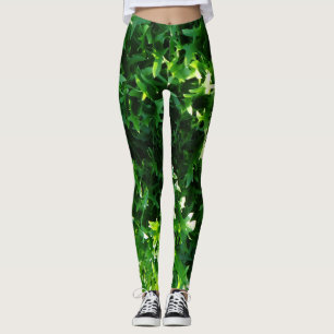 Leggings lechuga verde frondosa