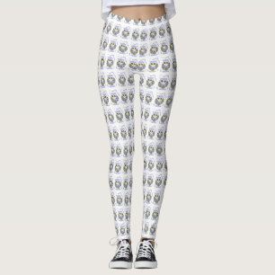 Leggings Lechuza Azul
