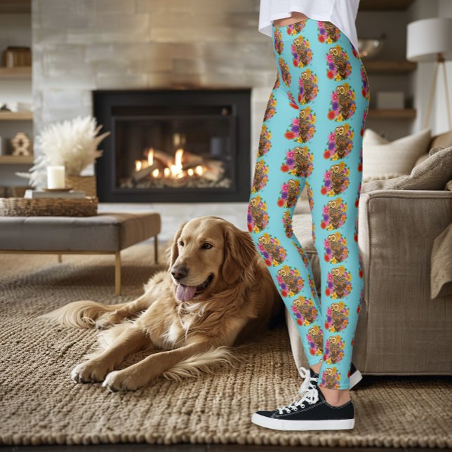 Leggings Lechuza Bouquet (Subido por el creador)