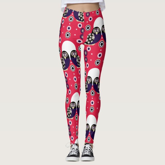 Leggings Lechuza de Arte Popular (Anverso)