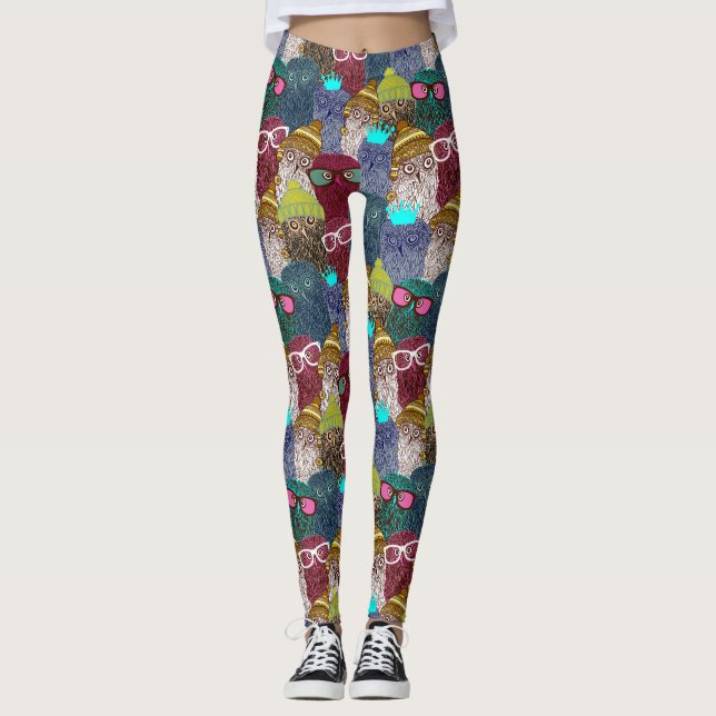 Leggings Lechuza en corona (Anverso)