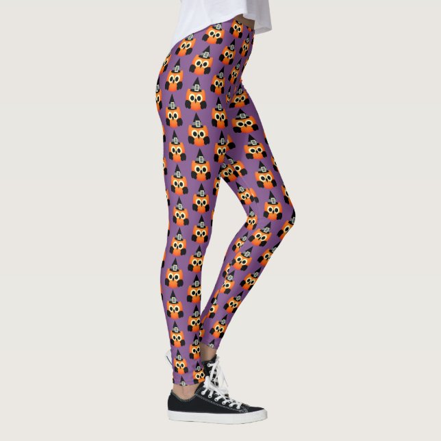 Leggings Lechuza Halloween-Leggings para mujeres (Derecha)