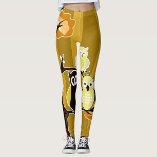 Leggings Lechuzas amarillas