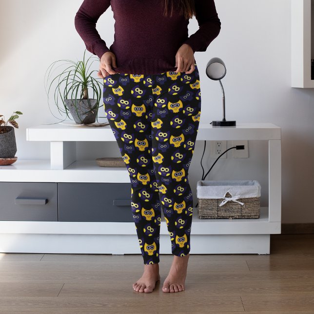 Leggings Lechuzas amarillas (Subido por el creador)