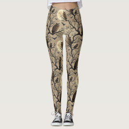 Leggings Lechuzas de Halloween y Luna