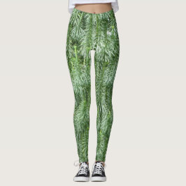 Leggings Legado de coníferas verdes