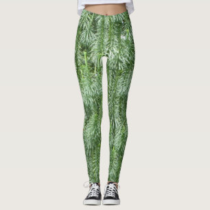 Leggings Legado de coníferas verdes