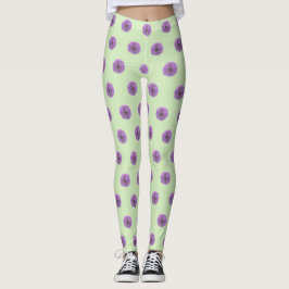 Leggings Legado del patrón de la bombilla de Allium