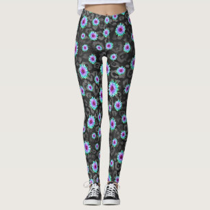 LEGGINGS LEGADOS DE FLORES OSCUROS