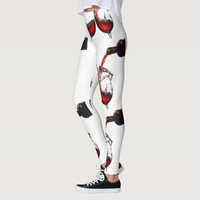 LEGGINGS ***LEGADOS DE LA ENTUSIASTA DEL VINO*** (Izquierda)