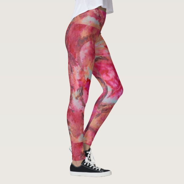 LEGGINGS LEGADOS FLORALES DEL ARTISTA PAULA REILLY. (Derecha)