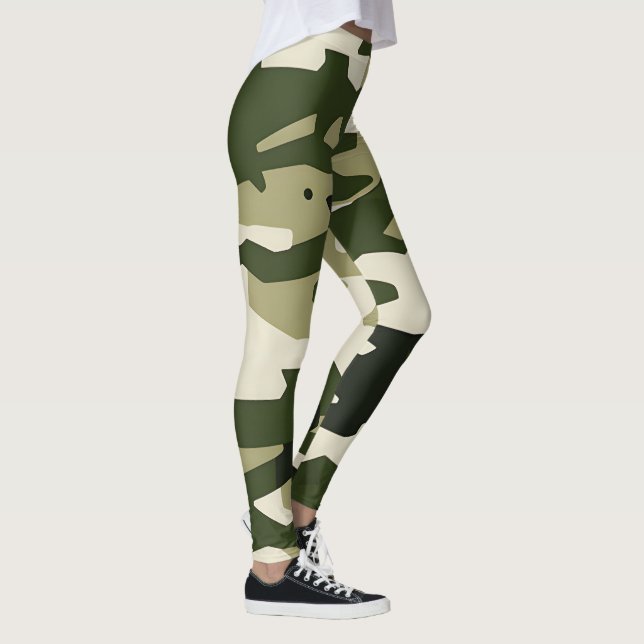 Leggings Legalización de camuflaje clásica, modelo de diseñ (Derecha)