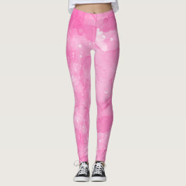 Leggings Leggencias abstractas rosadas
