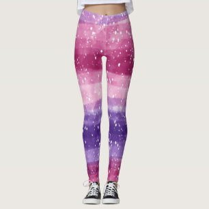 Leggings Leggencias afiladas púrpura y rosa
