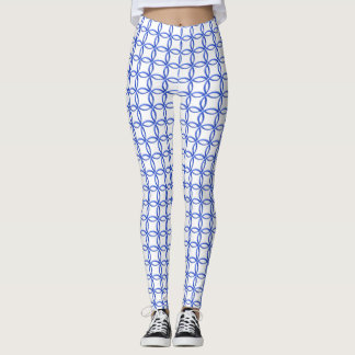 Leggings Leggencias - Anillos de bloqueo azul