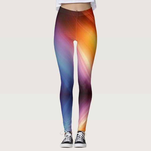 Leggings Leggencias - Arcoiris de color (Anverso)