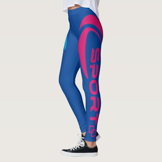 Leggings Leggencias azules Damonti Sport Yoga (Izquierda)