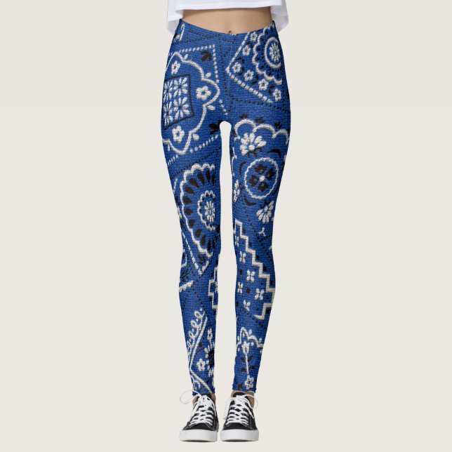 Leggings Leggencias Blue Bandana (Anverso)