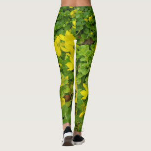 Leggings Leggencias botánicas en relieve Jenny XS XL Joggi