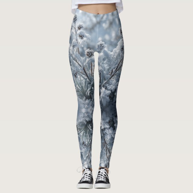 Leggings Leggencias caprichosas de los bosques de invierno (Anverso)