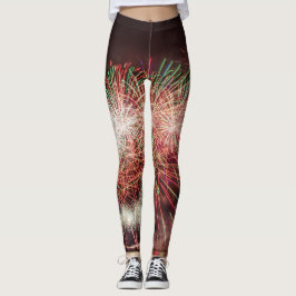 Leggings leggencias con FUEGOS ARTIFICIALES y MONOGRAMAS