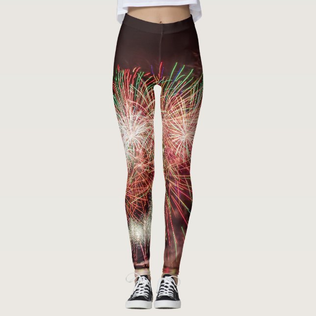 Leggings leggencias con FUEGOS ARTIFICIALES y MONOGRAMAS (Anverso)