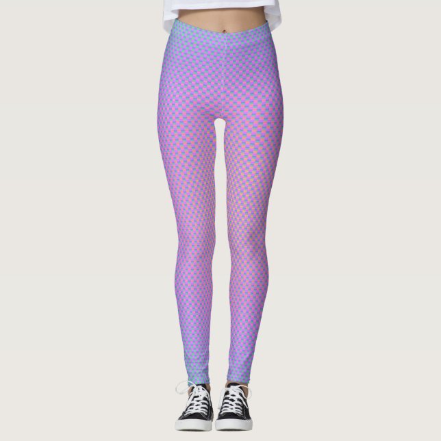 Leggings Leggencias con patrón de fibra de carbono perla (Anverso)
