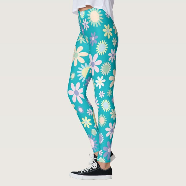Leggings Leggencias/Daisias florales (Izquierda)