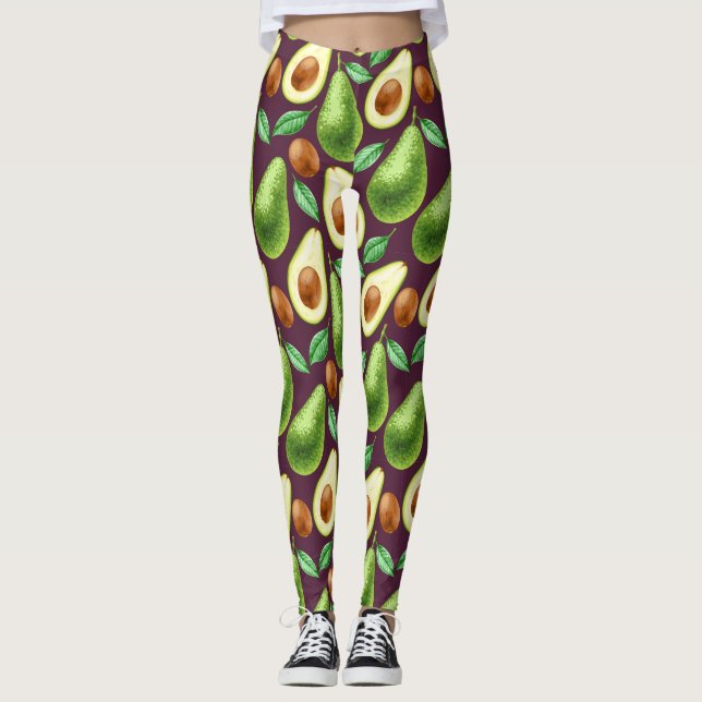 Leggings Leggencias de aguacate (Anverso)