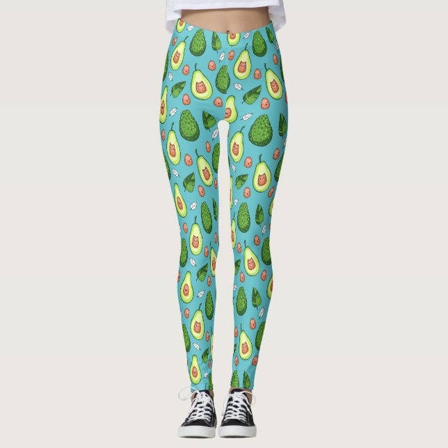 Leggings Leggencias de aguacate (Anverso)