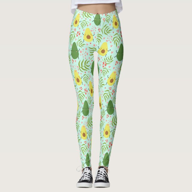 Leggings Leggencias de aguacate (Anverso)