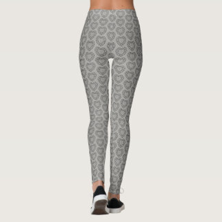 Leggings leggencias de arte de la línea de joyas del corazó