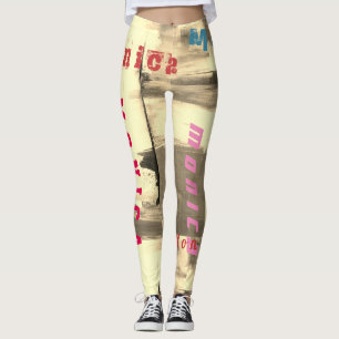 Leggings Leggencias de baile de nombre personalizado